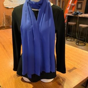 Bluebonnet Silk Georgette Scarf